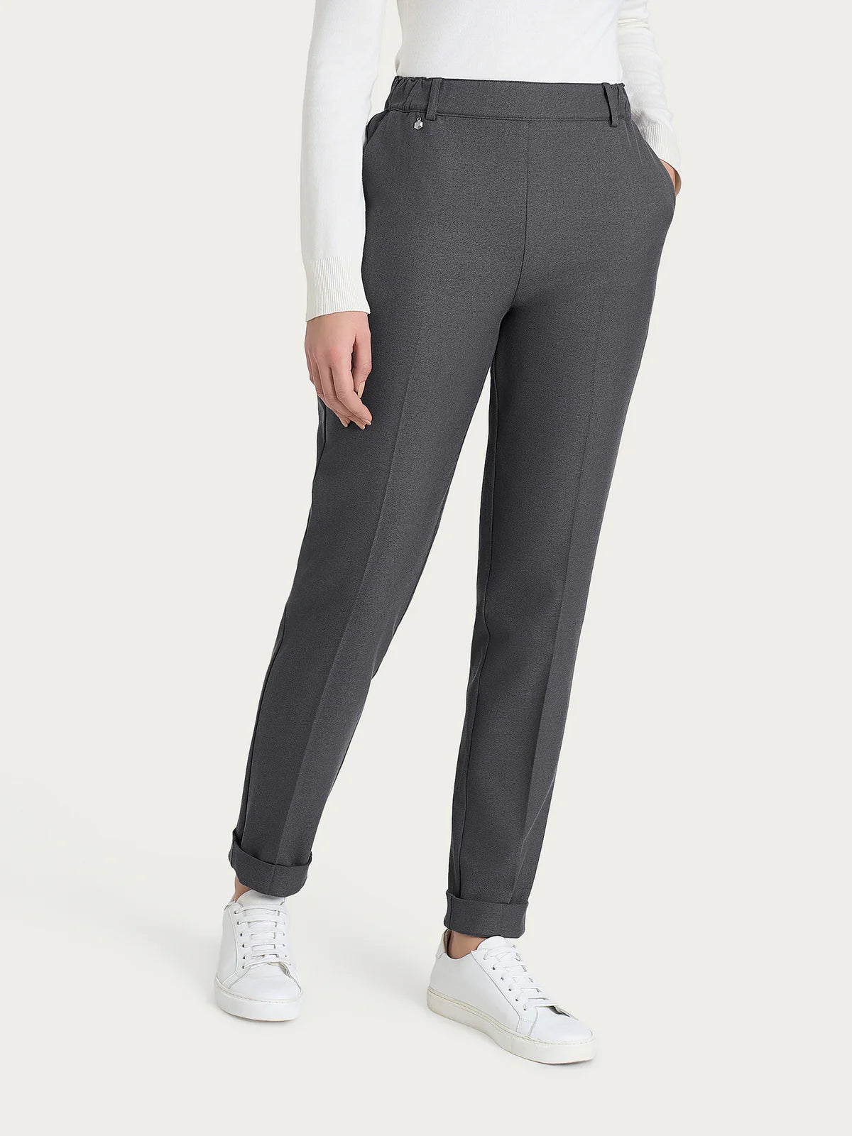 Pantalone Ragno chino slim con tasche in Flannel Twill art: DR01P7