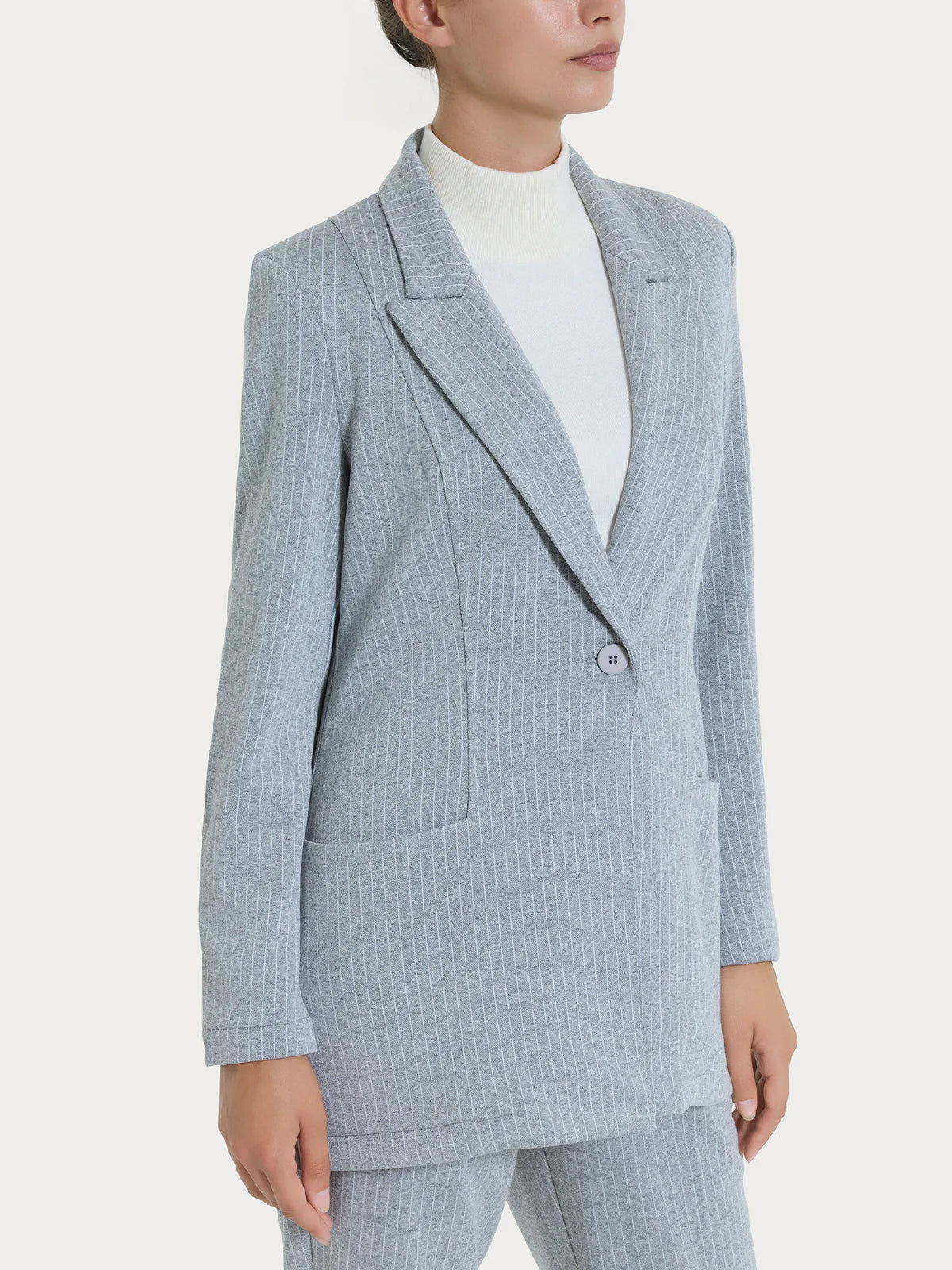 Blazer Ragno over gessato in Eco Jacquard art. DR48G9