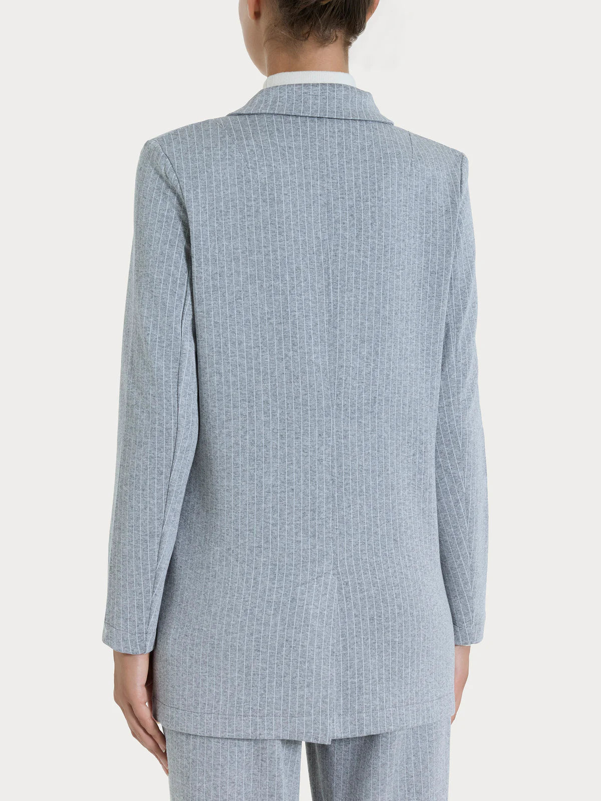 Blazer Ragno over gessato in Eco Jacquard art. DR48G9
