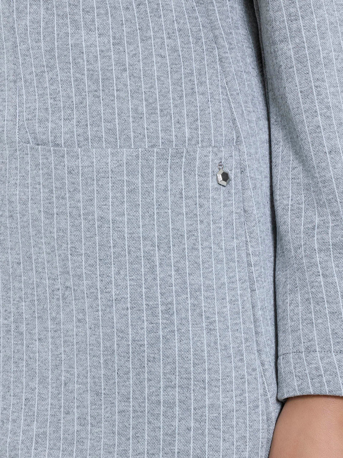 Blazer Ragno over gessato in Eco Jacquard art. DR48G9