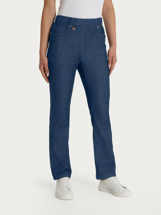 Jeans Ragno a gamba dritta con tasche e vita piatta in Light Denim PE126 art. DS88PP