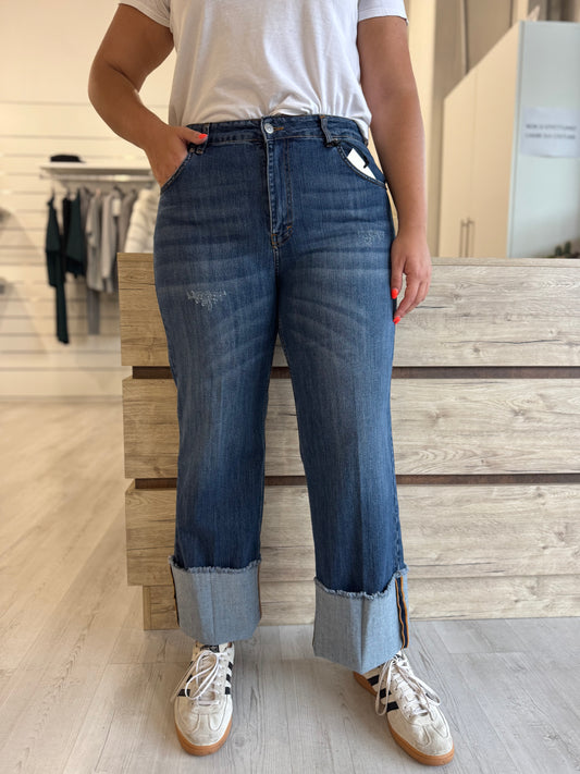 Jeans Dejavu mod. risvolto art. LH208