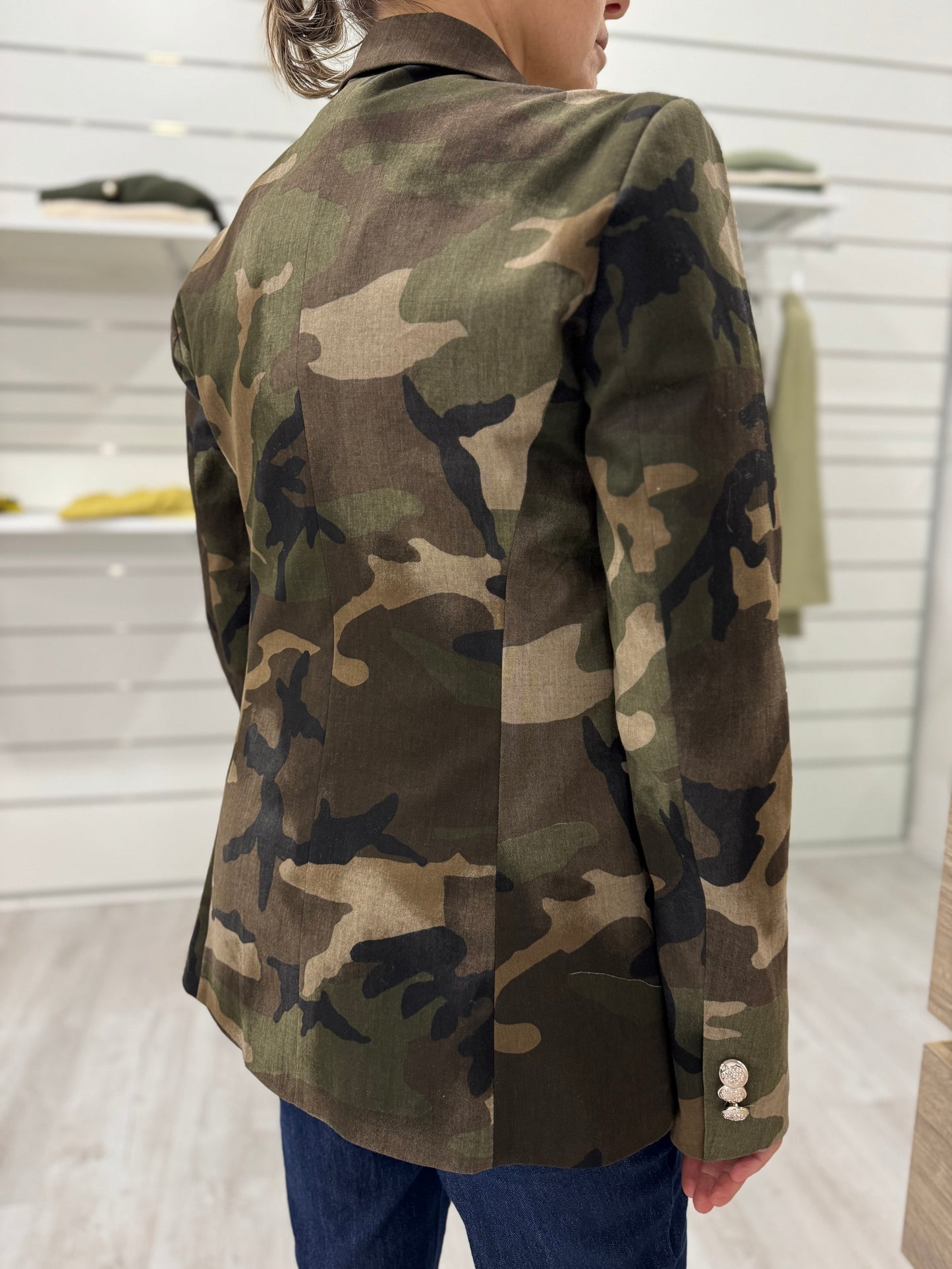 Giacca militare doppiopetto