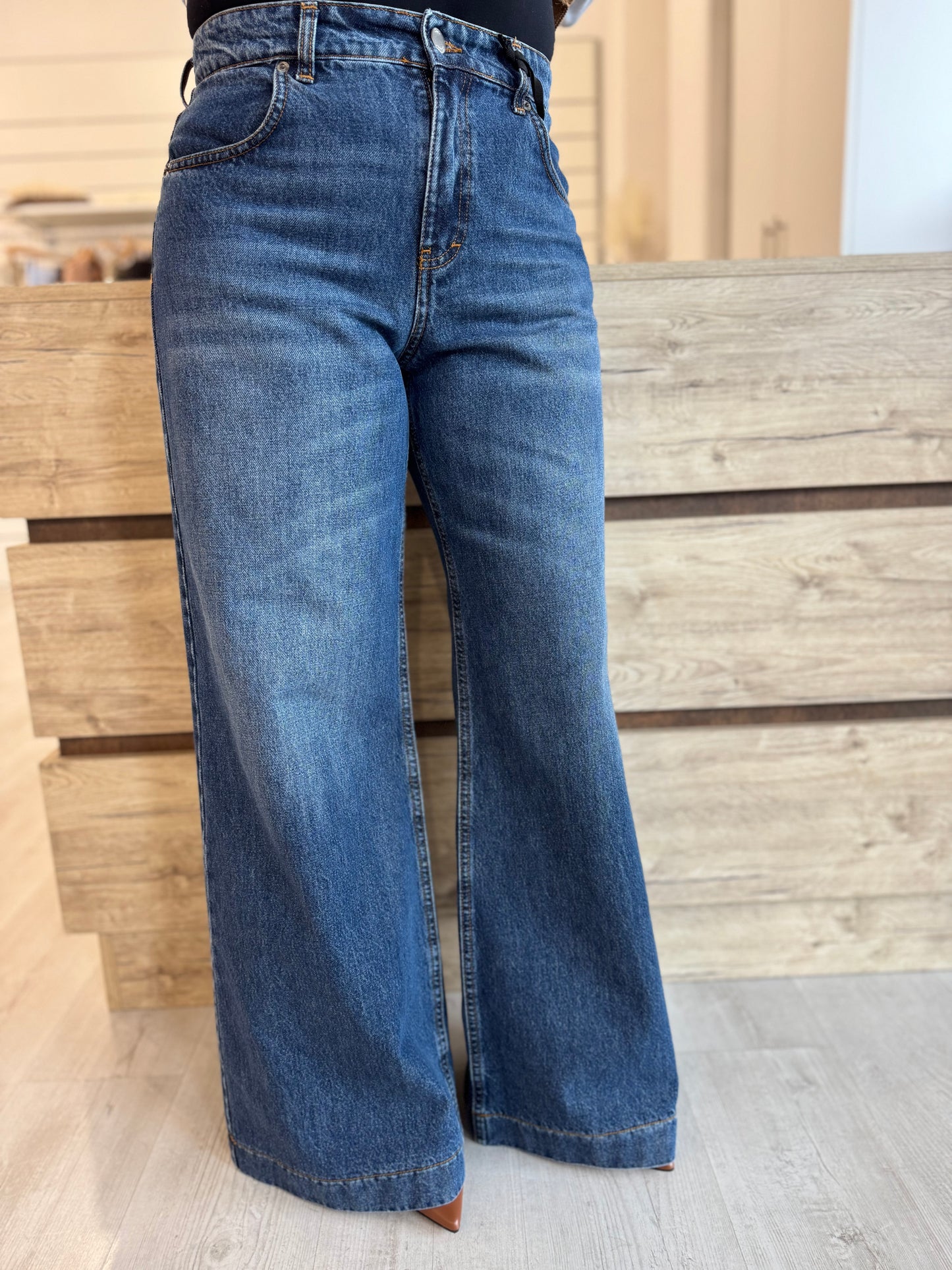 Jeans palazzo art.LH226  Le streghe