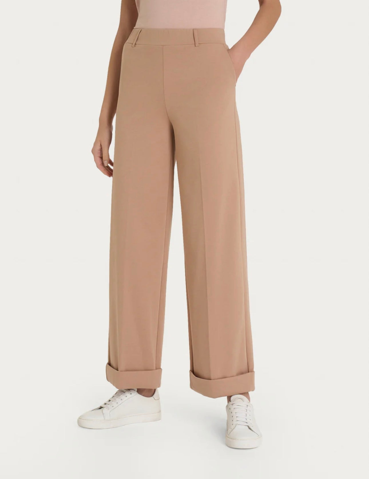Pantalone Ragno ampio con tasche in Compact Light