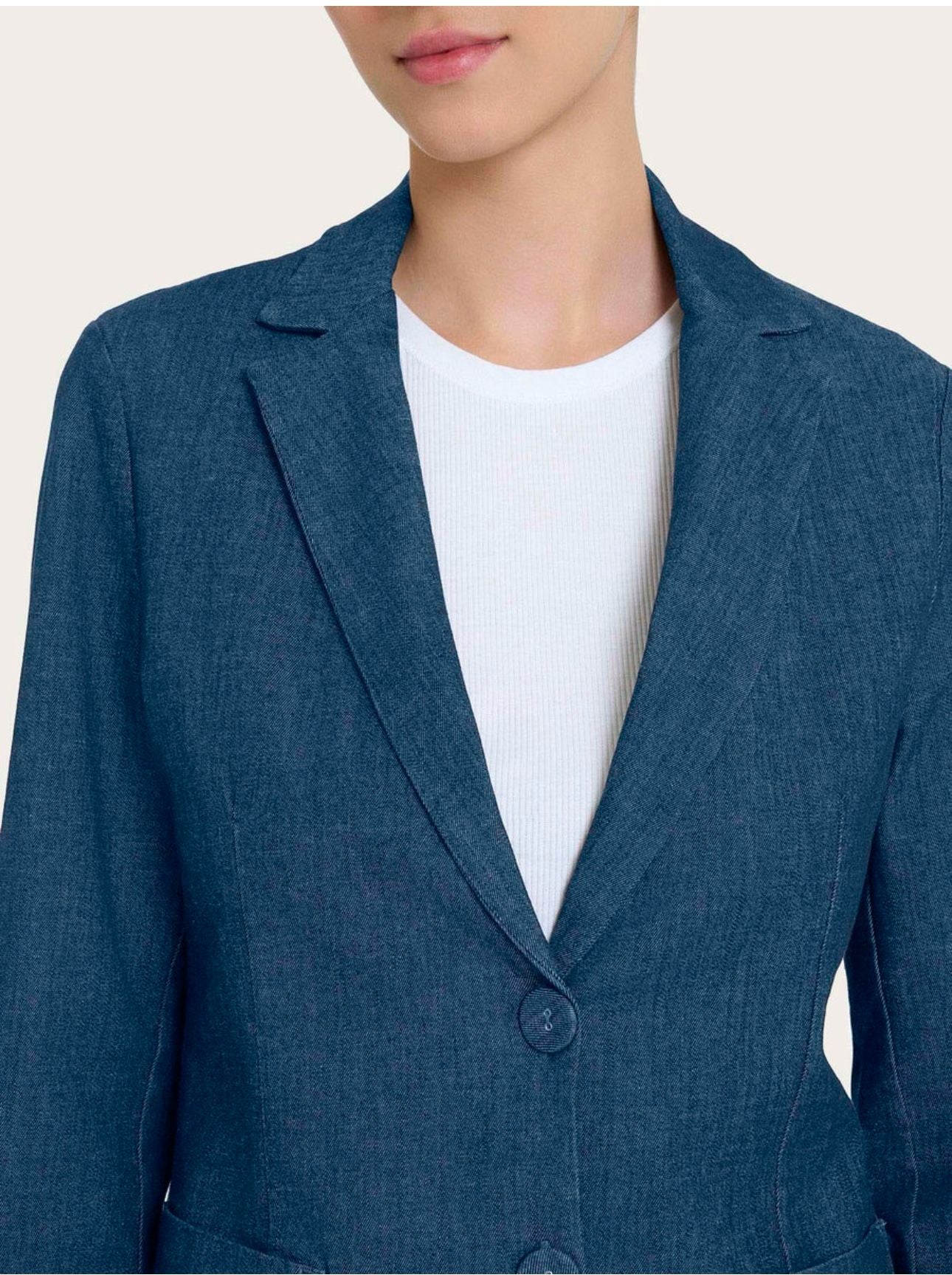 Blazer Ragno due bottoni in Light Denim